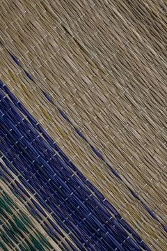 Abstract Bamboo mat texture background Stock Photos