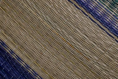 Abstract Bamboo mat texture background Stock Photos