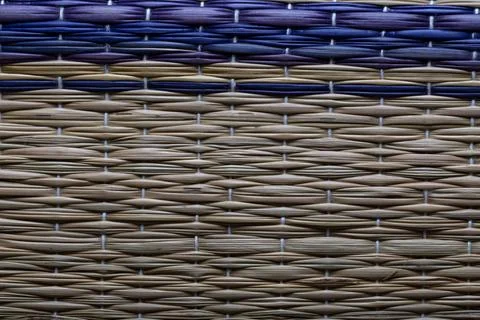 Abstract Bamboo mat texture background Stock Photos