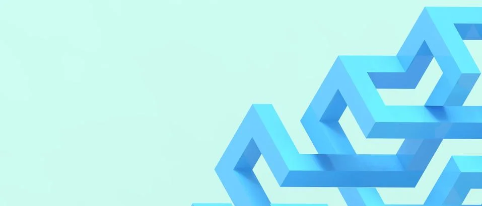 Abstract banner background blue  Creative idea Technology geometry Stock Illustration