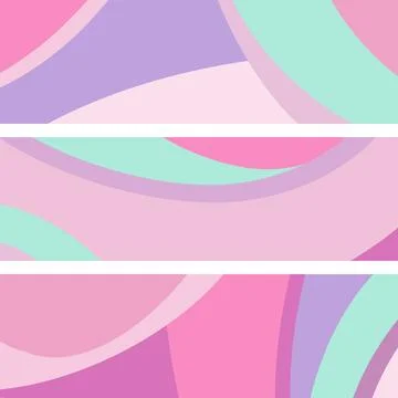 Abstract banner background with copy space Stock Illustration