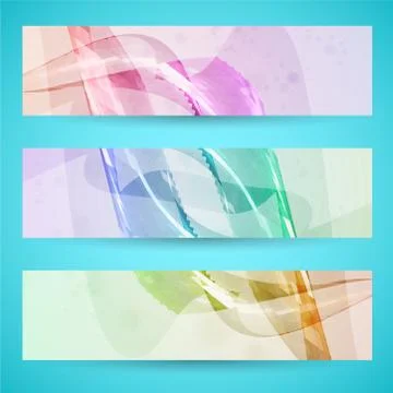 Abstract banner background Stock Illustration