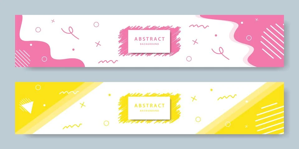 Abstract banner background vector Stock Illustration