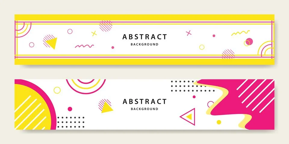 Abstract banner background vector Stock Illustration