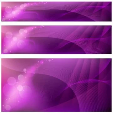 Abstract Banner Backgrounds Stock Illustration