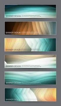 Abstract banner design Stock Illustration