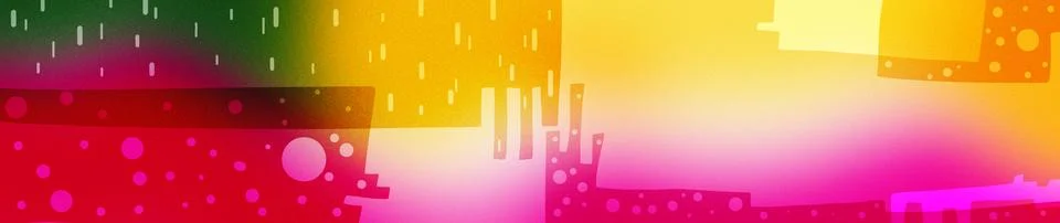 Abstract banner design for social media Stock Illustration