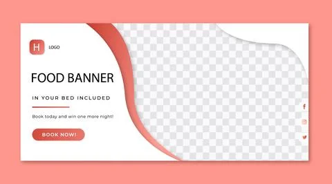 Abstract banner design web template Set, Horizontal header web banner Stock Illustration
