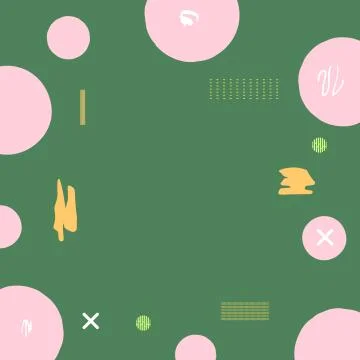 Abstract banner with  dots elements for social media networks. Template for p イラスト素材