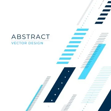 Abstract banner geometric square shape design halftone line style with space Stock Illustration