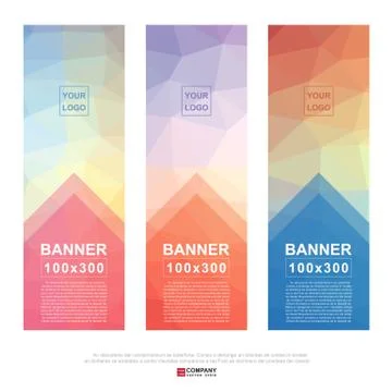 Abstract banner Stock Illustration