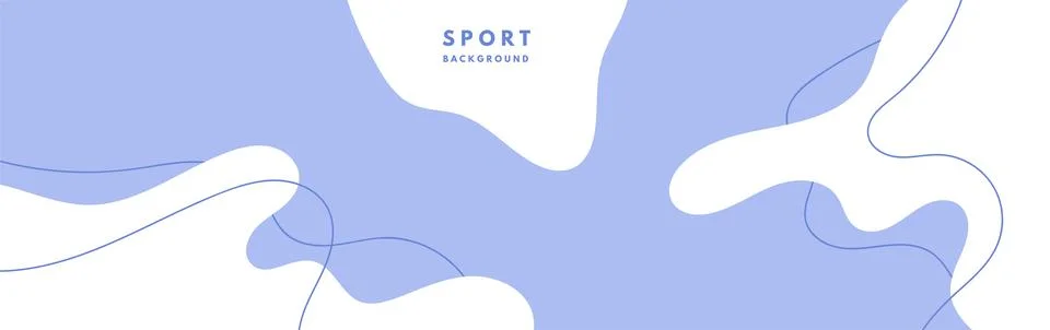 Abstract banner with liquid wave pattern. splash with organic shapes. dynam.. Stock Illustration