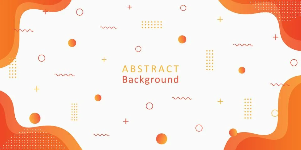 Abstract banner template design background with gradient color and liquid Stock Illustration