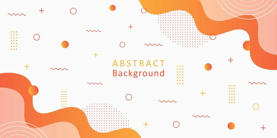 Abstract banner template design background with gradient color and liquid Stock Illustration