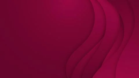 Abstract banner template red wave shapes layered background Stock Illustration