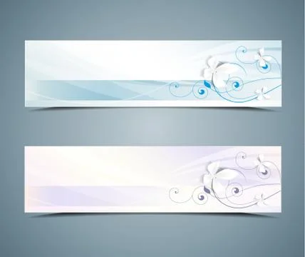 Abstract banners Stock Illustration