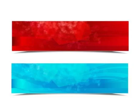 Abstract banners Stock Illustration