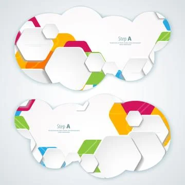Abstract Banners. Vector Backgrounds. Eps10 Format. Stock-Illustration