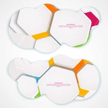 Abstract Banners. Vector Backgrounds. Eps10 Format. Ilustração Stock