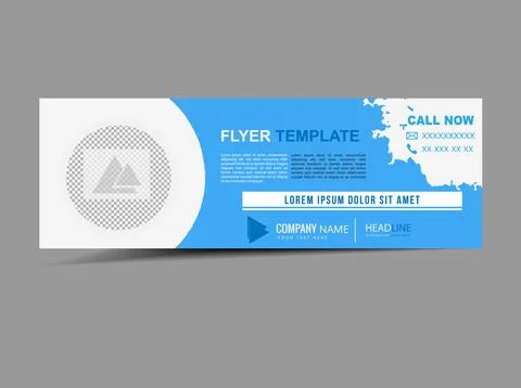 Abstract banners web design template, horizontal header web banner. Stock Illustration