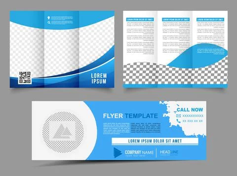 Abstract banners web design template, horizontal header web banner, blue hori Stock Illustration