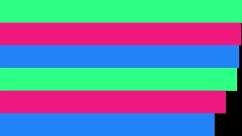 Abstract bar chart growth animation with blue pink green colors on black ba.. Stock Footage 340903476