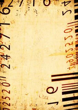Abstract bar code labels Stock Photos