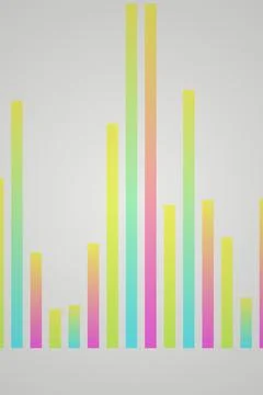 Abstract Bar Graph Chart Data Visualization Stock Photos