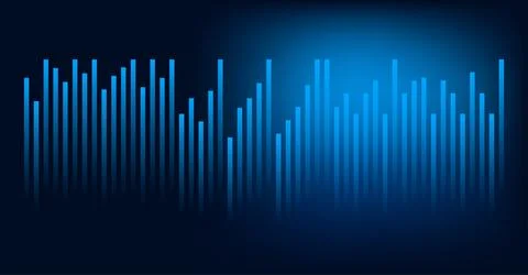 Abstract bar graph chart stock market trade background showing upward Stock Illustration