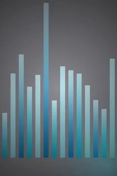 Abstract Bar Graph Data Visualization Stock Photos