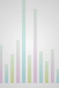 Abstract Bar Graph Data Visualization Stock Photos