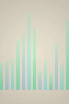 Abstract Bar Graph Data Visualization Stock Photos