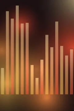 Abstract Bar Graph Gradient Background Stock Photos