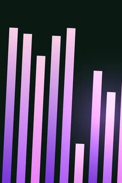 Abstract Bar Graph Gradient Stock Photos