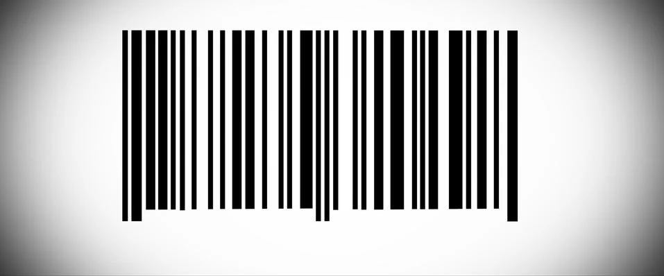 Abstract barcode security pattern background Stock Illustration