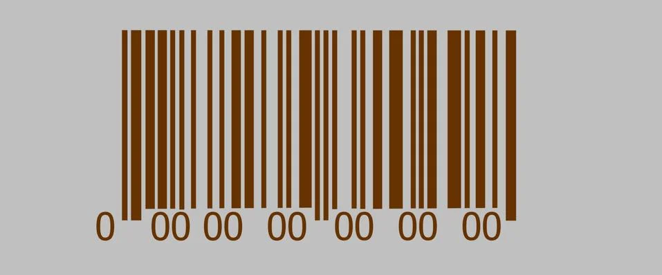 Abstract barcode security pattern Stock Illustration