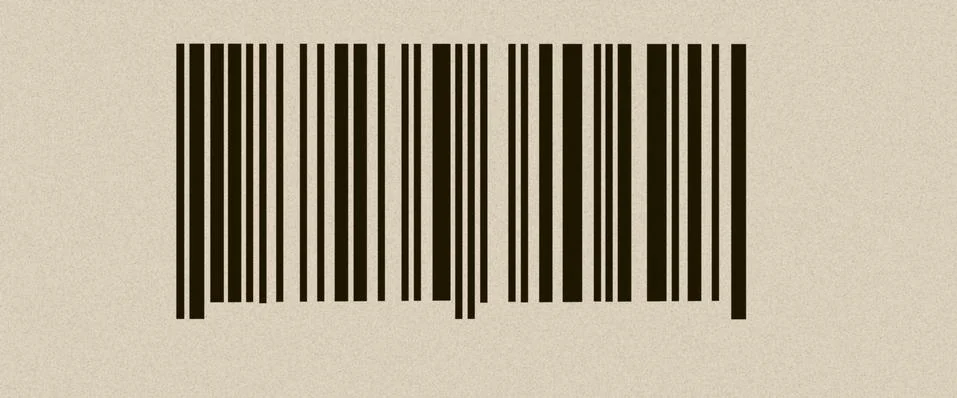 Abstract barcode security pattern Stock Illustration