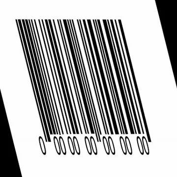 Abstract barcode security pattern 스톡 일러스트