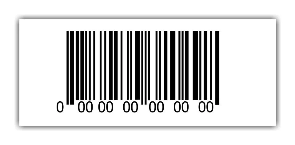 Abstract barcode security pattern Stock Illustration