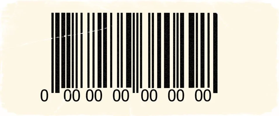 Abstract barcode security pattern Stock Illustration