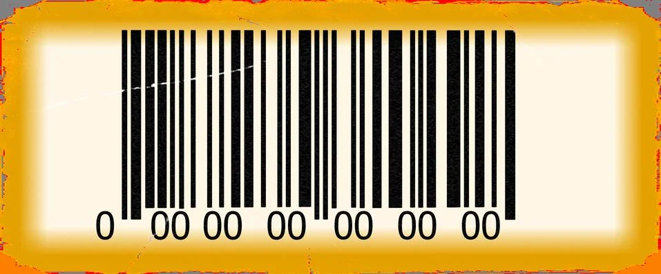Abstract barcode security pattern Illustrazione stock
