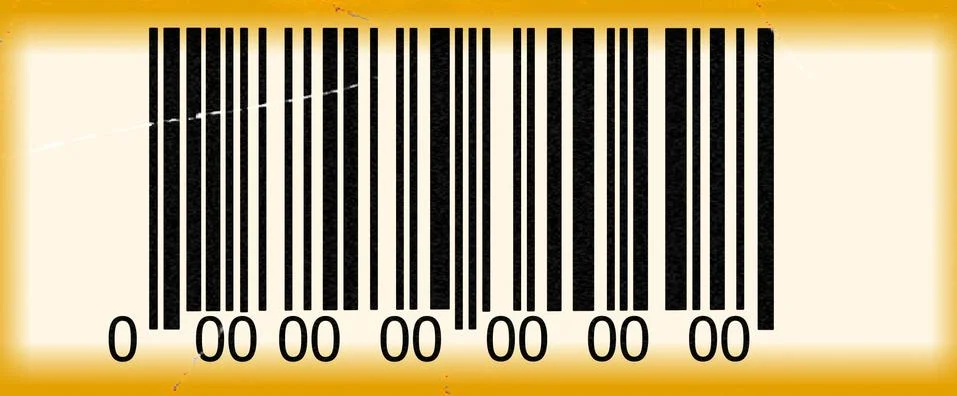 Abstract barcode security pattern Stock Illustration