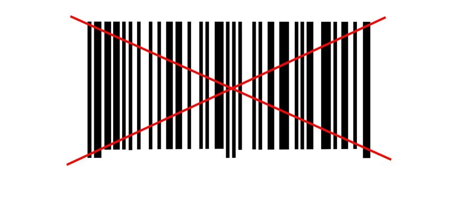 Abstract barcode security pattern  on white background 스톡 일러스트