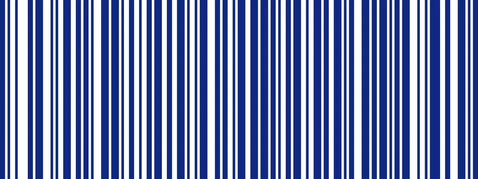 Abstract barcode stripe pattern background. Random vertical bars with varie.. Illustrazione stock