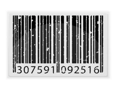 Abstract barcode vector illustration Stock-Illustration