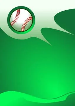 Abstract baseball background Stock Illustration