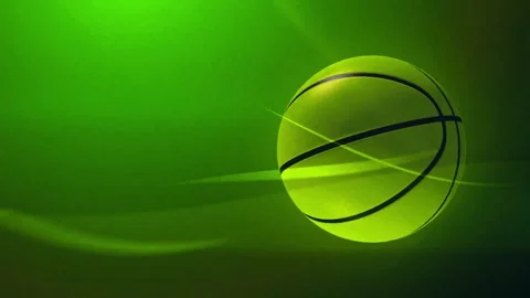 Abstract basketball glowing background motion graphic sports theme animatio.. Stock Footage 327500201