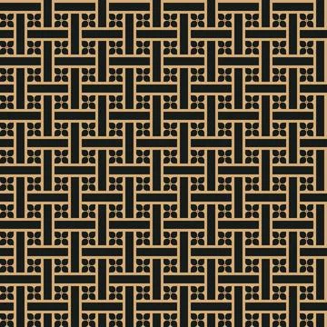 Abstract batik flower square geometric pattern Stock Illustration