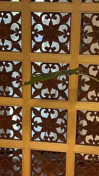 Abstract Batik Pattern Wallpaper Foto stock