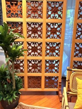 Abstract Batik Pattern Wallpaper Stock Photos